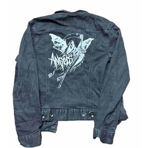 Women’s Xs guess black denim jacket